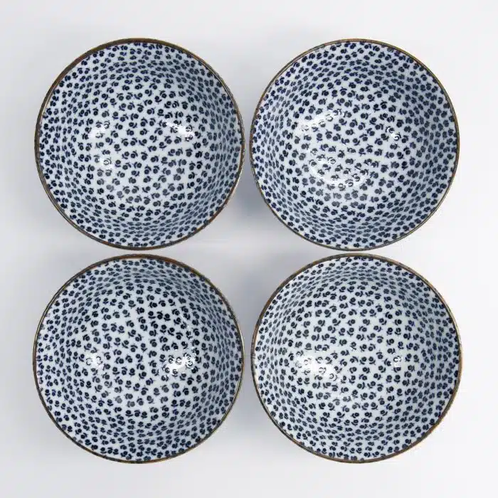 Tokyo Design Studio - Kobana - Bowl Set - 4 Pieces - 15x7cm - 500ml - Image 2