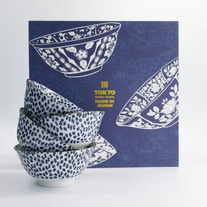 Tokyo Design Studio - Kobana - Bowl Set - 4 Pieces - 15x7cm - 500ml - Image 4