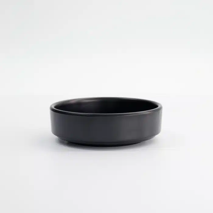 Tokyo Design Studio - Iwate Black - Round Melamine Plate - 12.7x12.7x4 cm - Image 3