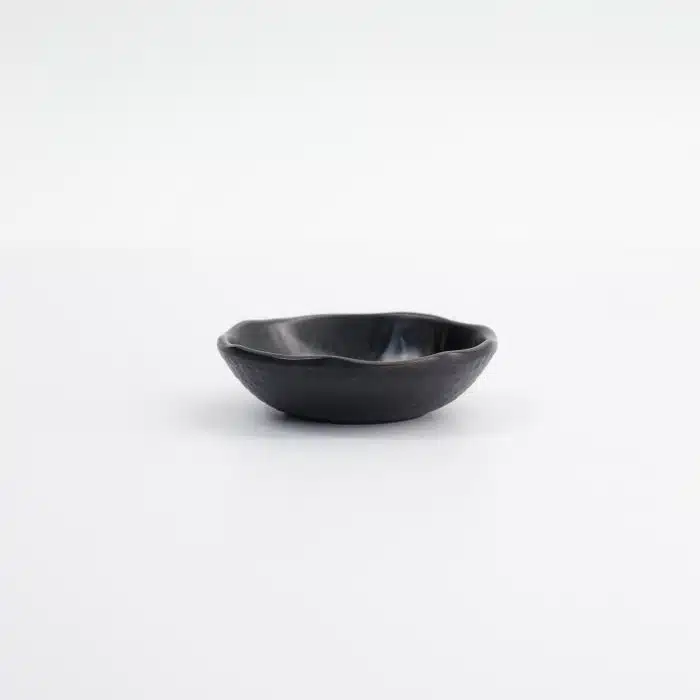 Tokyo Design Studio - Iwate Black - Sauce Dish - 8.2x8.2x2.3cm - 50ml - Image 3