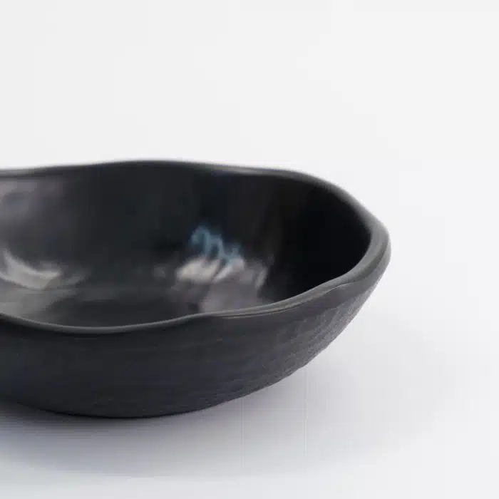 Tokyo Design Studio - Iwate Black - Sauce Dish - 8.2x8.2x2.3cm - 50ml - Image 4
