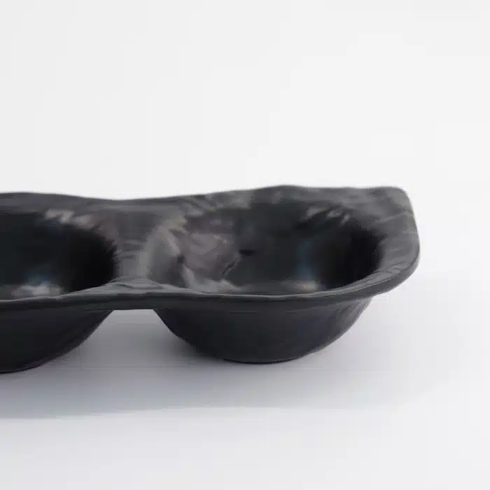 Tokyo Design Studio - Iwate Black - Sauce Dish - 2pcs - 19.2x9.4x3.6cm - 110ml - Image 4