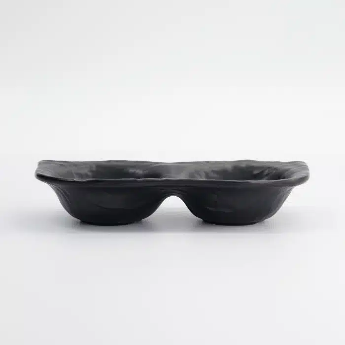 Tokyo Design Studio - Iwate Black - Sauce Dish - 2pcs - 19.2x9.4x3.6cm - 110ml - Image 5