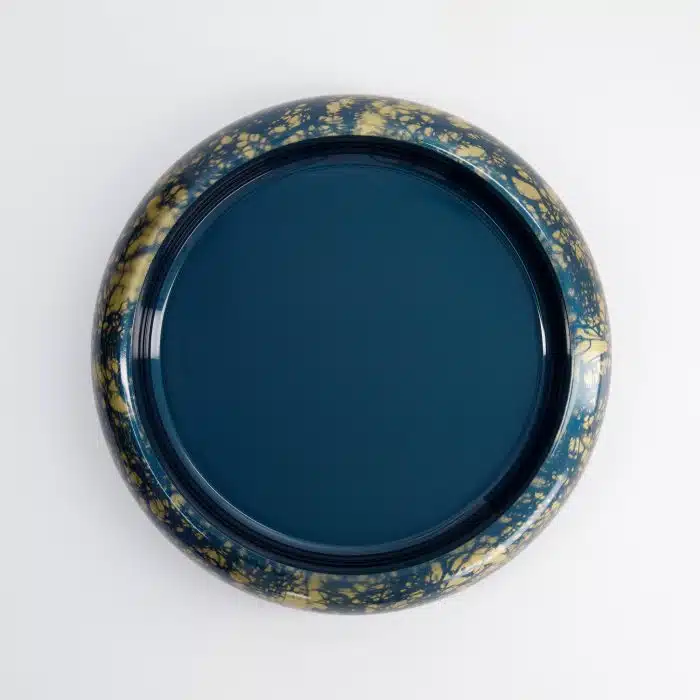 Tokyo Design Studio - Sushi Oke - Marble - Blue/Gold - Outer 37x6.9cm Inner 31.3x5cm - Image 2