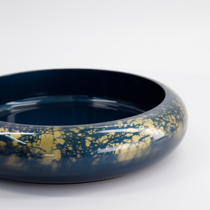 Tokyo Design Studio - Sushi Oke - Marble - Blue/Gold - Outer 37x6.9cm Inner 31.3x5cm - Image 4