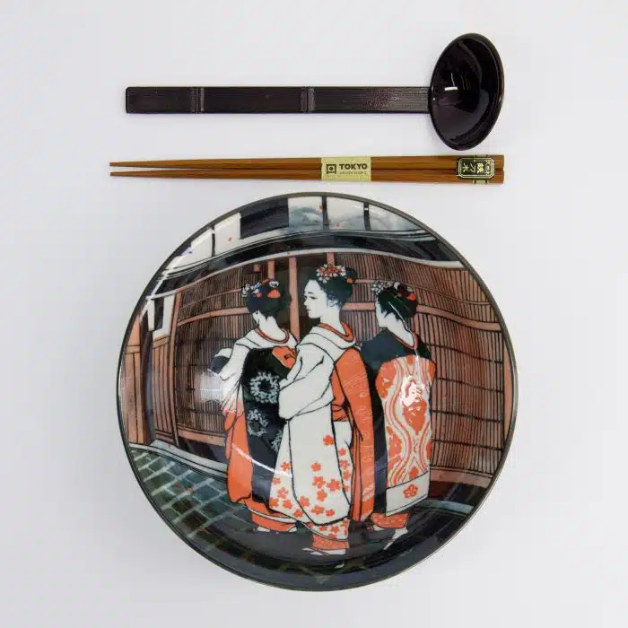 Tokyo Design Studio - Asakusa - 3-piece Ramen Set - 20.5x8cm - 1250ml - Geisha - Image 3