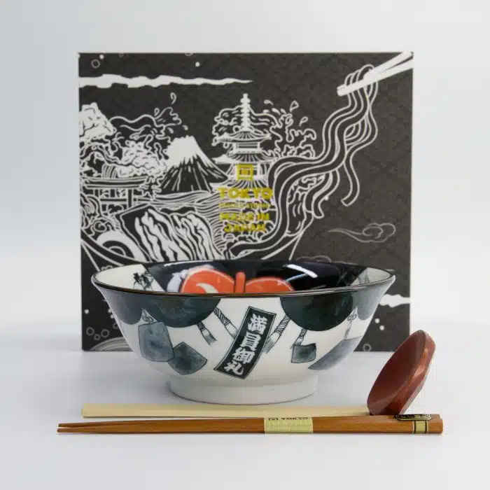 Tokyo Design Studio - Asakusa - 3pcs - Ramen Giftset - 20.5x8cm - 1250ml - Sumo - Image 3