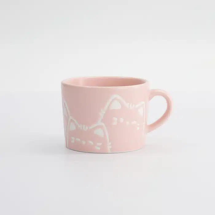 Tokyo Design Studio - Kawaii - Mug - Cat - Pink - 8x6cm - Image 3