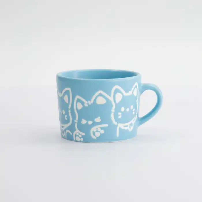 Tokyo Design Studio - Kawaii - Mug - Dog - Blue - 8x6cm - Image 2
