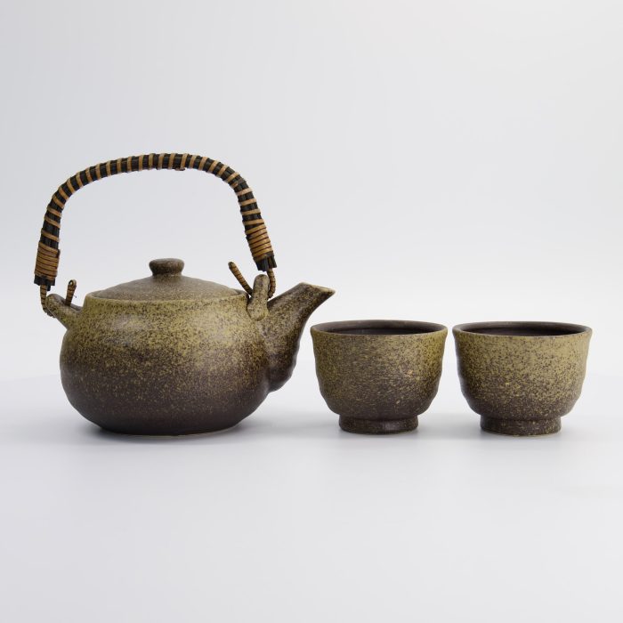 Kinsai Brown Tea Set - 0.8L - with 2 Cups of 180ml - Image 6