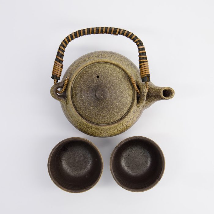 Kinsai Brown Tea Set - 0.8L - with 2 Cups of 180ml - Image 5