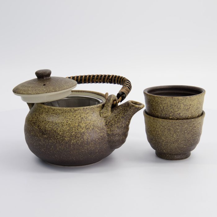 Kinsai Brown Tea Set - 0.8L - with 2 Cups of 180ml - Image 3