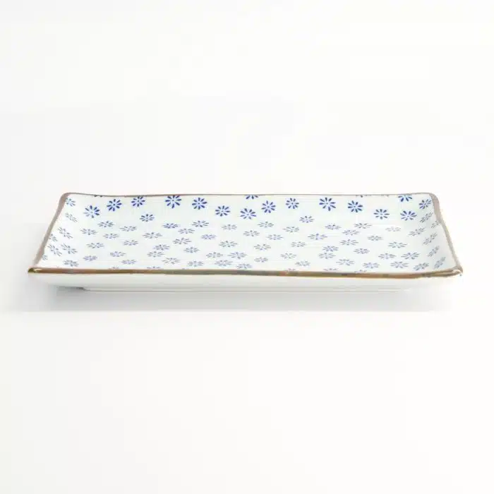 Japan Flower Mizu Plate - 21x13.5cm - Image 5