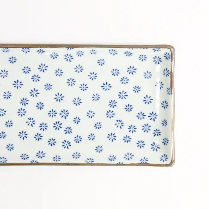 Japan Flower Mizu Plate - 21x13.5cm - Image 2