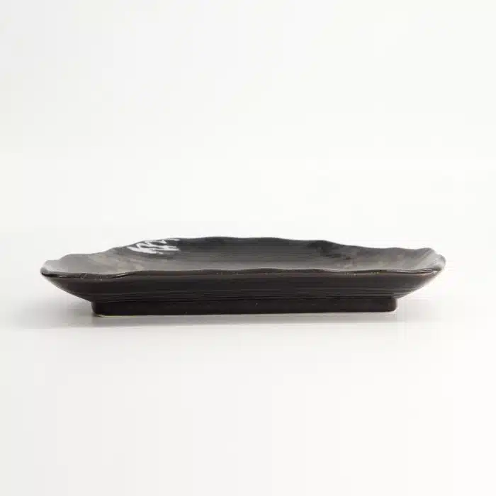 Tokyo Design Studio - Half Moon Plate - 21x13x3.5cm - Black - Image 3