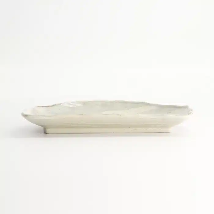 Tokyo Design Studio - Half Moon Plate - 21x13x3.5cm - Light Blue/White - Image 3
