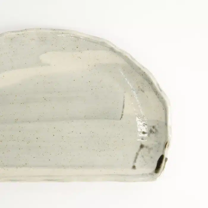 Tokyo Design Studio - Half Moon Plate - 21x13x3.5cm - Light Blue/White - Image 4