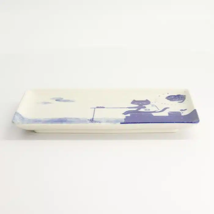 Neko Maruke Cat Plate - 23.5x12.5x2cm - Image 5