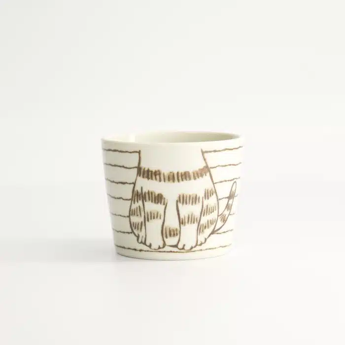 Neko Maruke Cat Mug - 8.5x7cm - 230ml - Image 4
