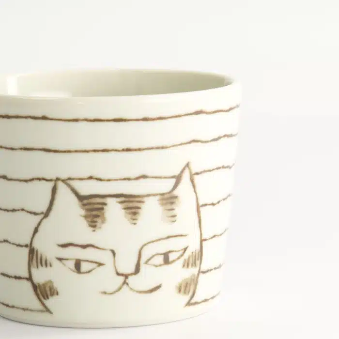 Neko Maruke Cat Mug - 8.5x7cm - 230ml - Image 2