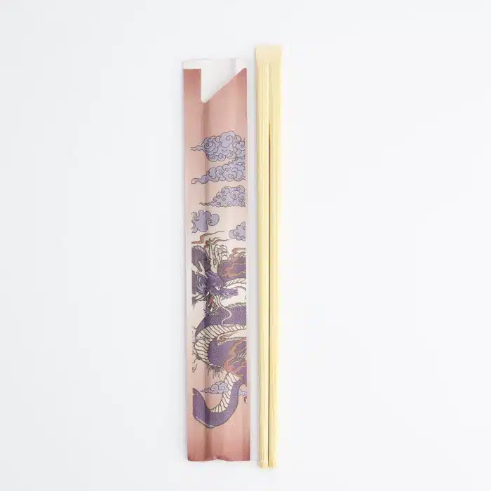 Tokyo Design Studio - Disposable Chopsticks - Blue Dragon Tensoge - 21cm - 2000 Pairs - Image 2