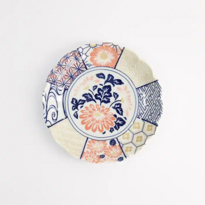 Tokyo Design Studio - Mino Shozui - Round Plate Navy - 15.9x2.8cm - Image 2