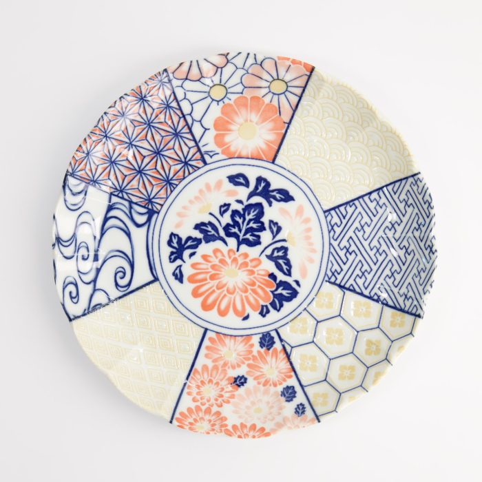 Tokyo Design Studio - Mino Shozui Round Plate - Navy - 21.1x3cm - Image 2