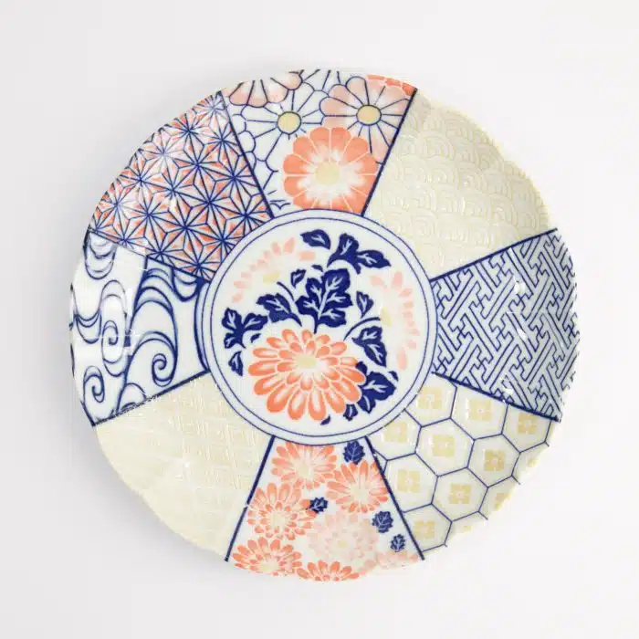 Tokyo Design Studio - Mino Shozui Round Plate - Navy - 21.1x3cm - Image 2