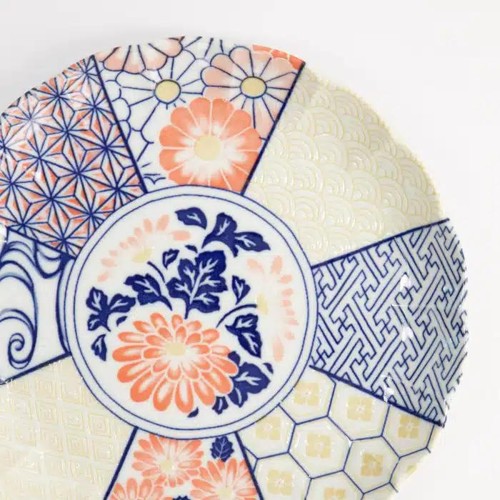 Tokyo Design Studio - Mino Shozui Round Plate - Navy - 21.1x3cm - Image 4