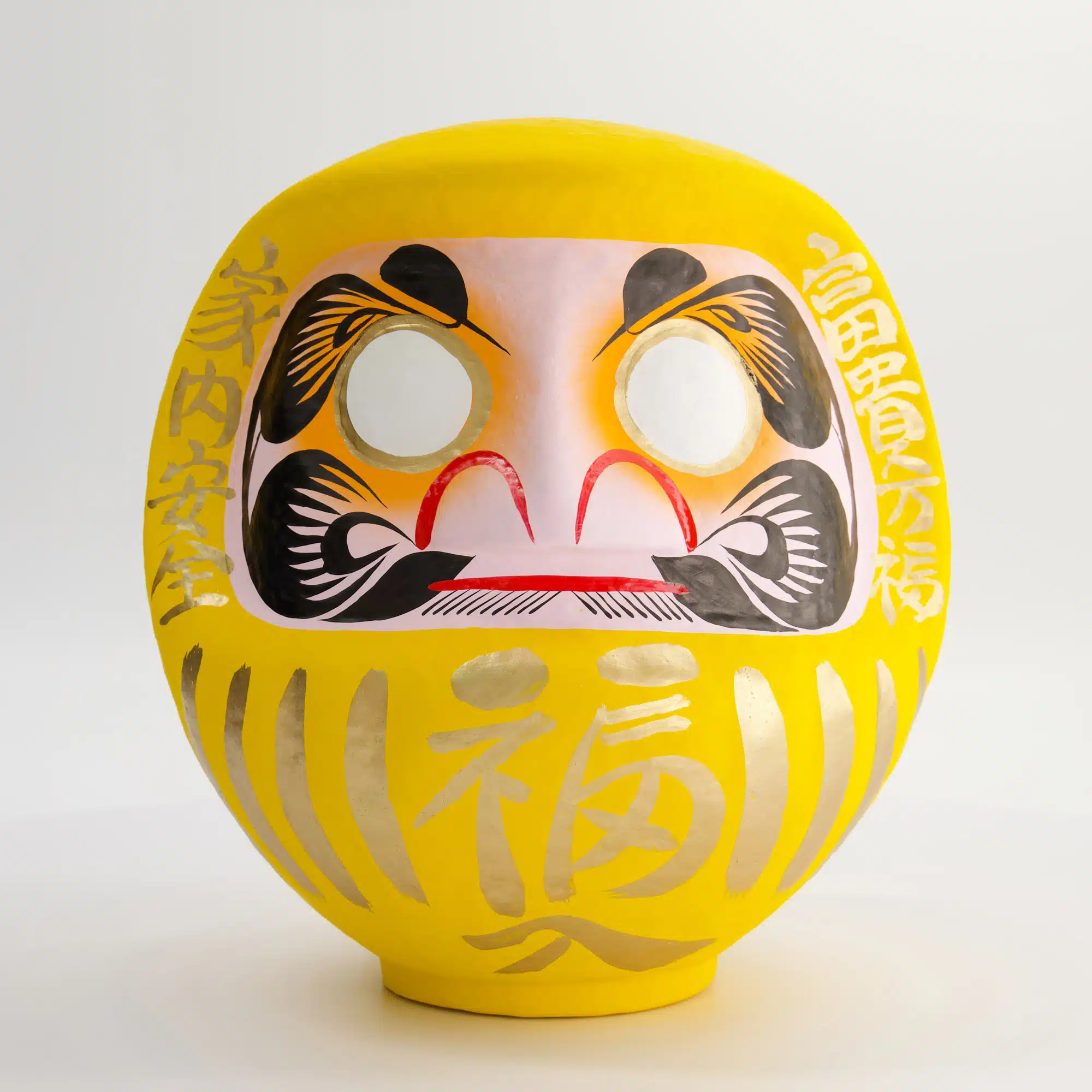 Yellow Daruma Doll - 40 cm - Image 2