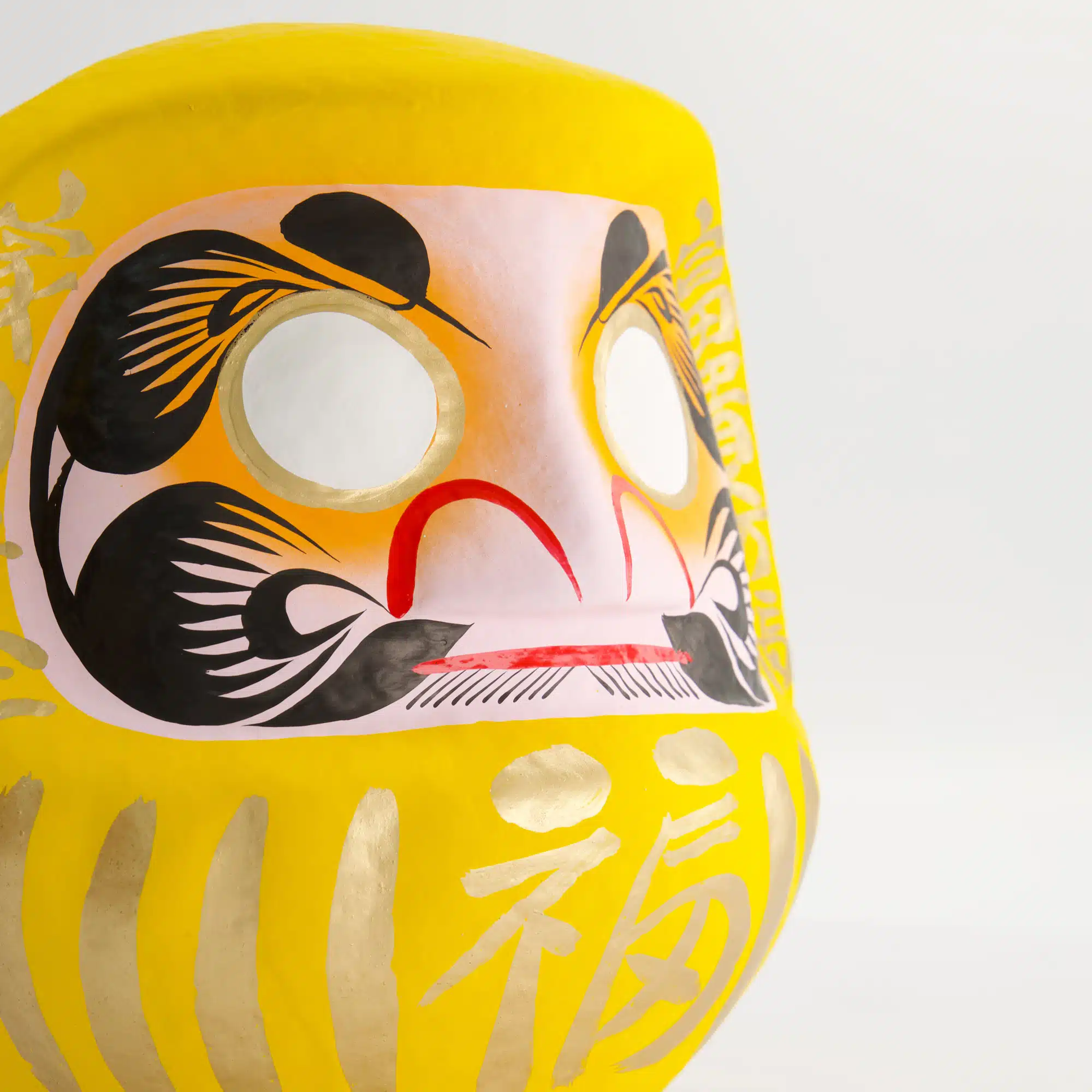 Yellow Daruma Doll - 40 cm - Image 3