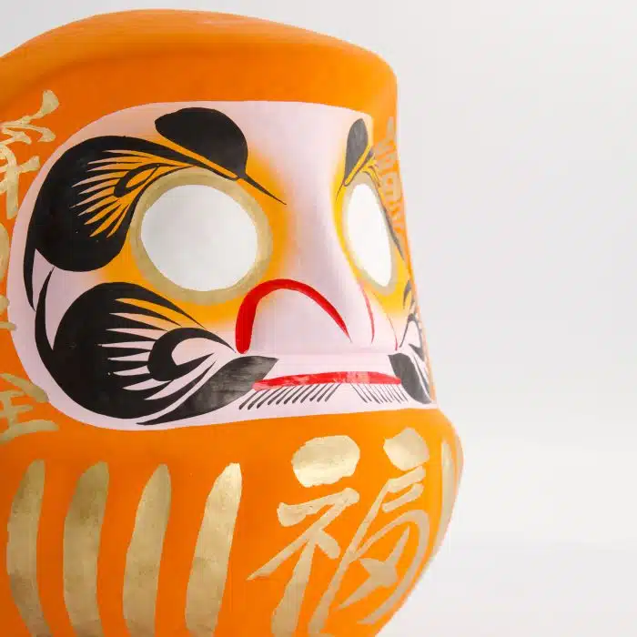 Orange Daruma Doll - 40 cm - Image 3