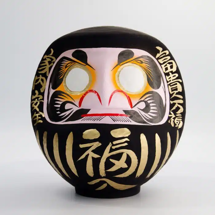 Black Daruma Doll - 40 cm - Image 3