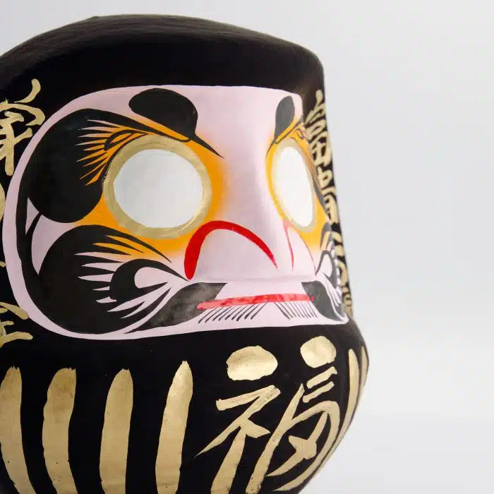 Black Daruma Doll - 40 cm - Image 2