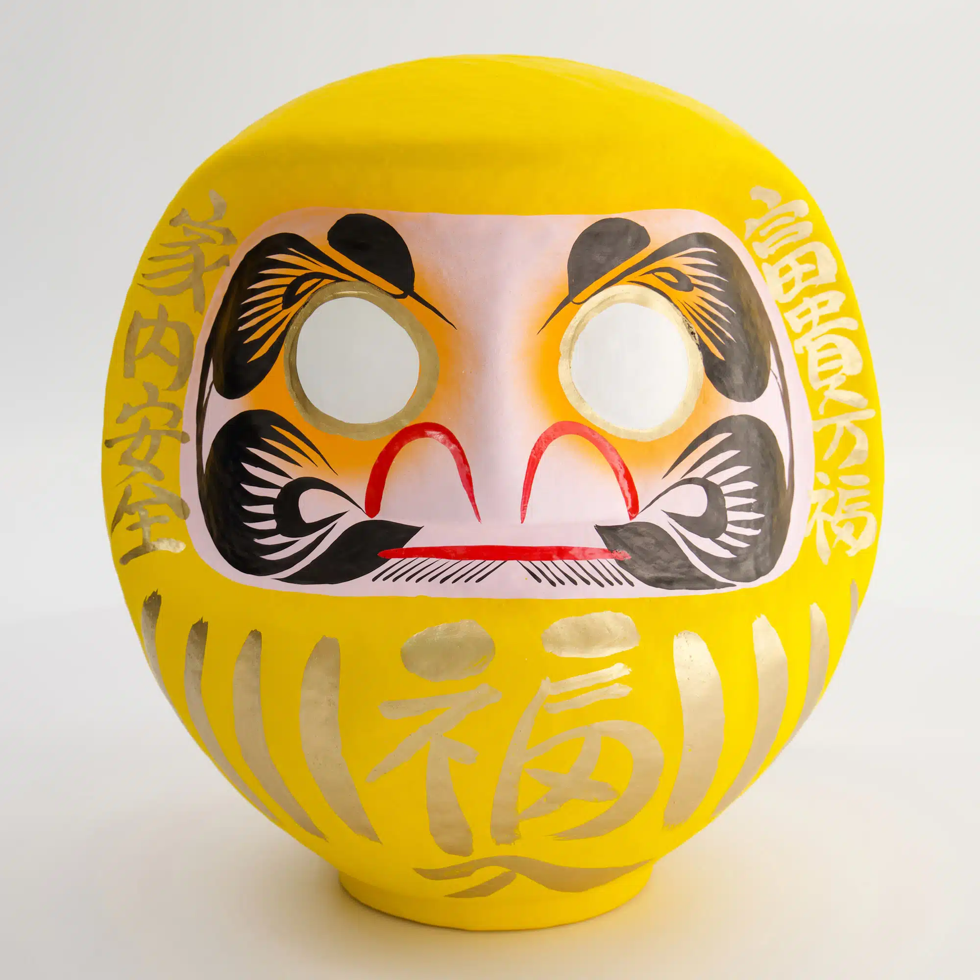 Daruma – Japanese Doll – Yellow – 75 cm