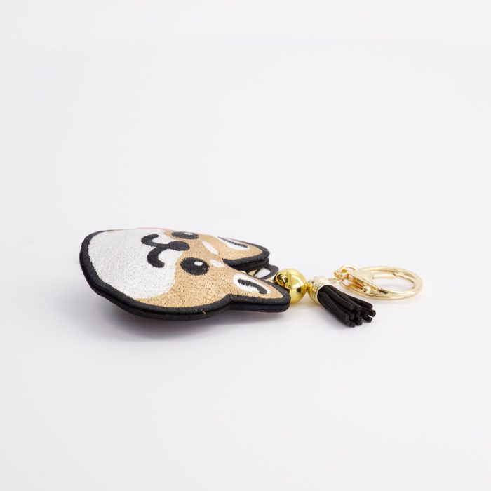 Tokyo Design Studio - Patch Keychain Shiba-Inu Face - Image 2