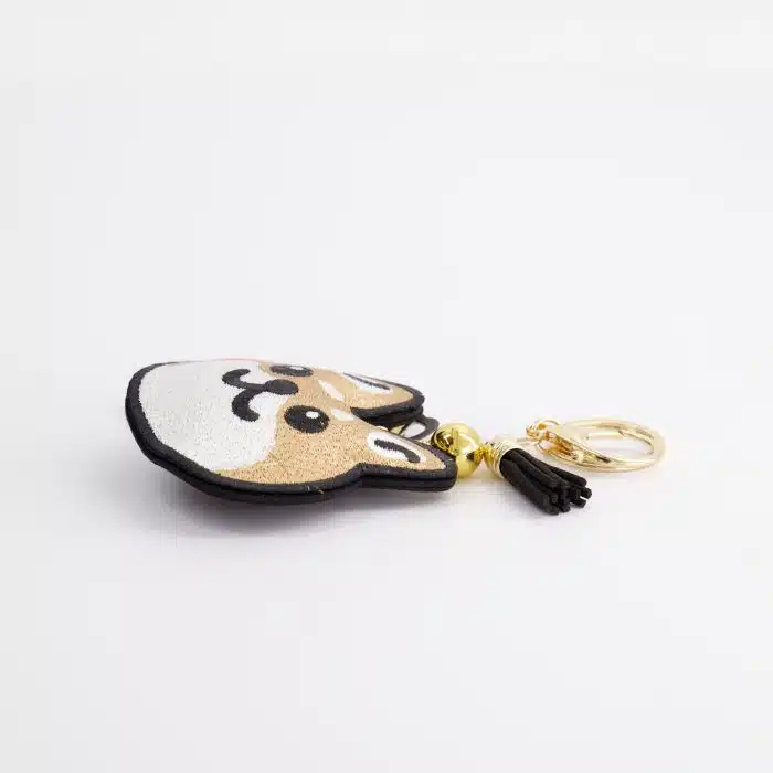 Tokyo Design Studio - Patch Keychain Shiba-Inu Face - Image 2
