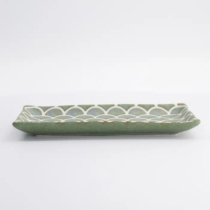 Tokyo Design Studio - Sage Green - Mermaid Design Plate - 22x13x2cm - Image 3