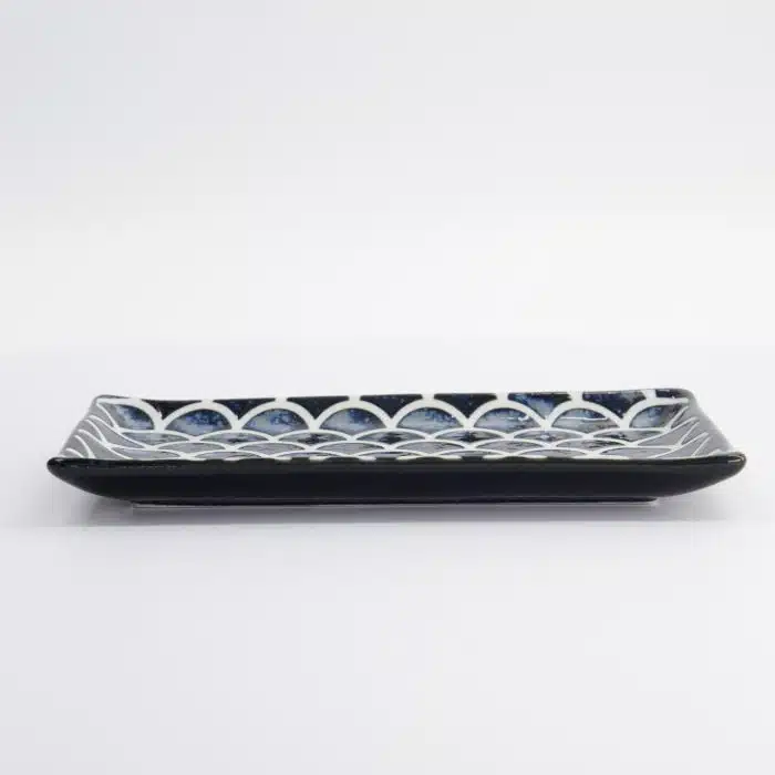 Tokyo Design Studio - Navy Blue Mermaid Design Plate - 22x13x2cm - Image 3