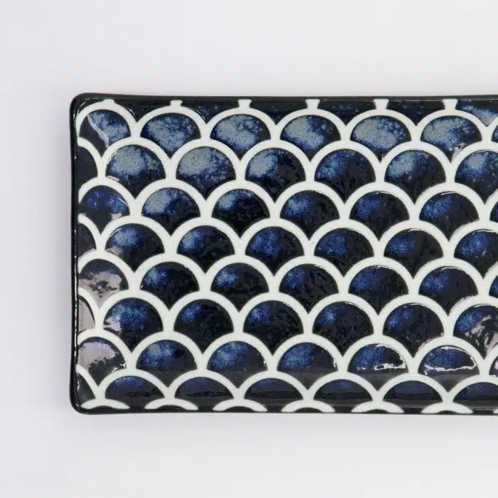 Tokyo Design Studio - Navy Blue Mermaid Design Plate - 22x13x2cm - Image 4