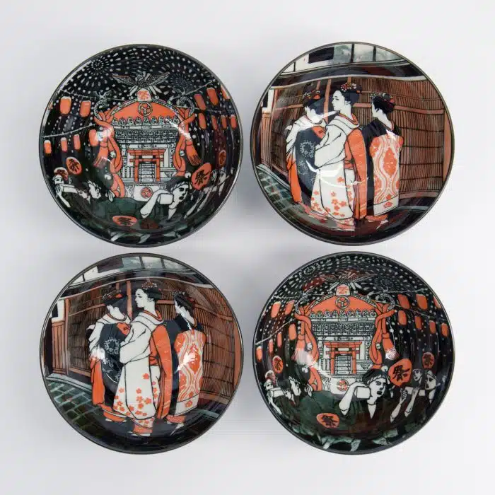 Tokyo Design Studio - Asakusa 4-piece Gift Set - 14.8x7cm - 550ml - Geisha Matsuri - Image 2