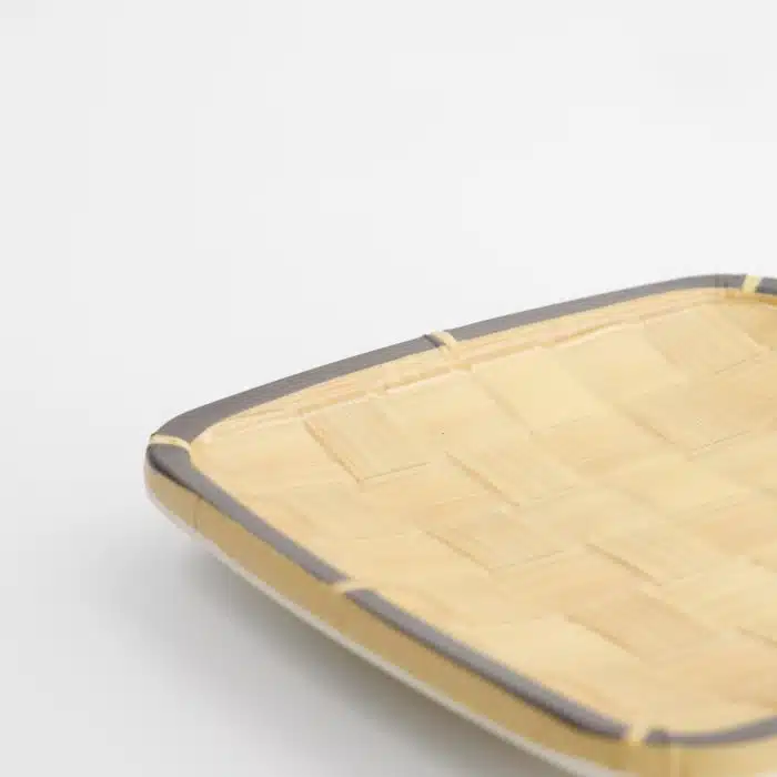 Tokyo Design Studio - Bamboo Square Plate - 19x19x2.6cm - Image 4