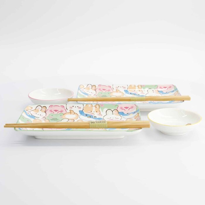 Kawaii - Animals - Sushi Giftset – 6 pcs - Image 2