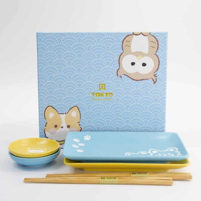Kawaii - Shiba & Owl - Sushi Giftset – 6 pcs