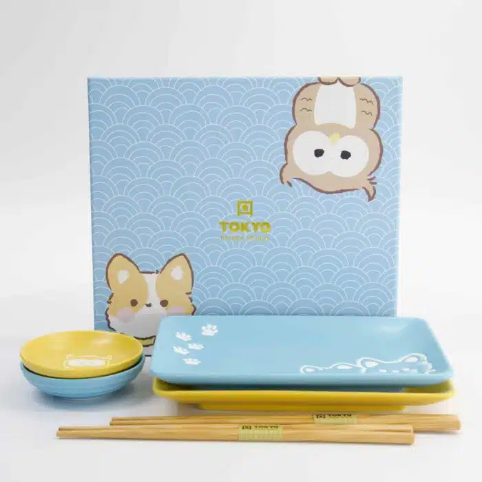 Kawaii - Shiba & Owl - Sushi Giftset – 6 pcs