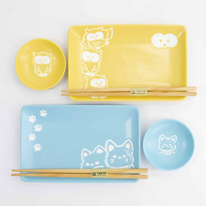 Kawaii - Shiba & Owl - Sushi Giftset – 6 pcs - Image 7