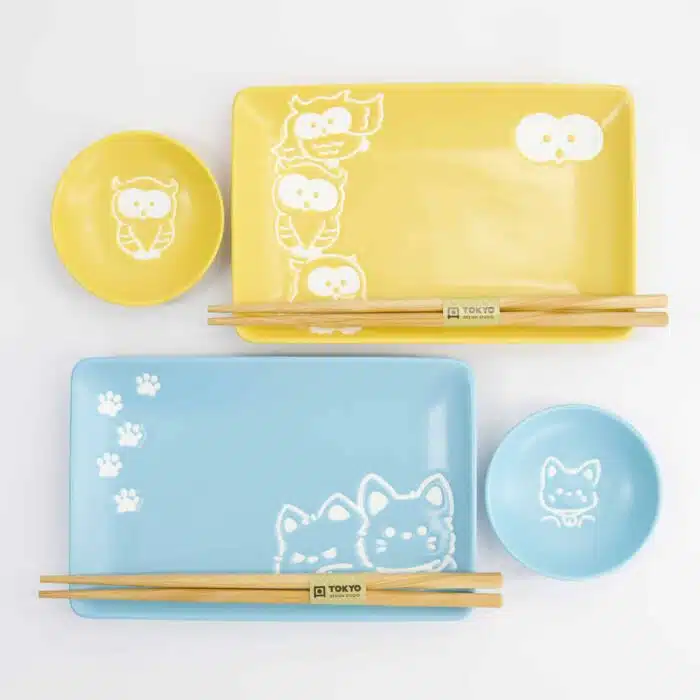 Kawaii - Shiba & Owl - Sushi Giftset – 6 pcs - Image 7