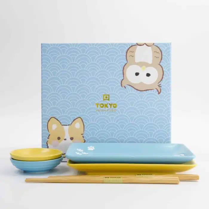 Kawaii - Shiba & Owl - Sushi Giftset – 6 pcs - Image 6