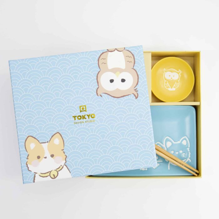 Kawaii - Shiba & Owl - Sushi Giftset – 6 pcs - Image 8