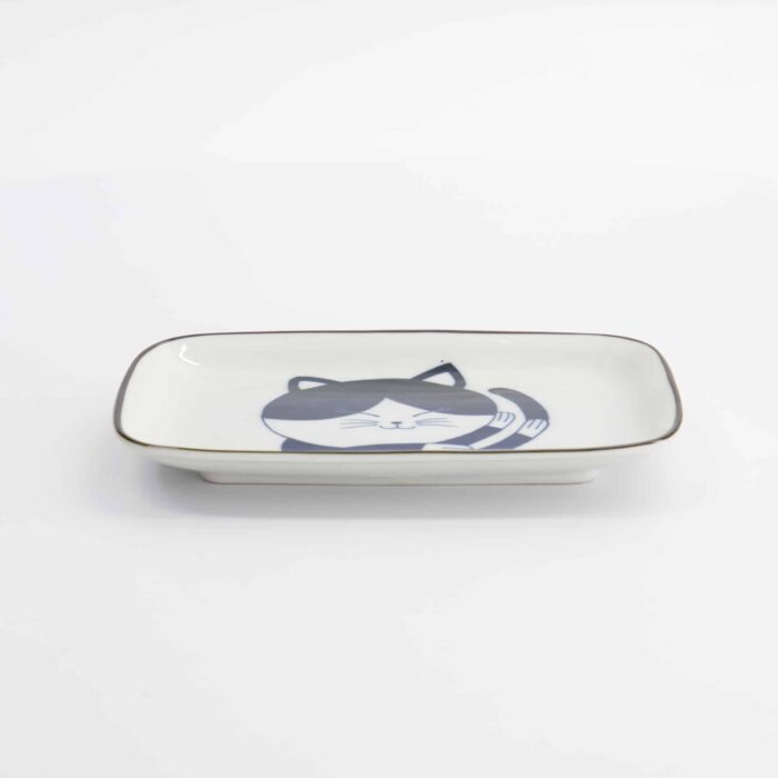 Kawaii – Rectangular Plate – Cat Neko – 16.3 x 10.2 cm - Image 2